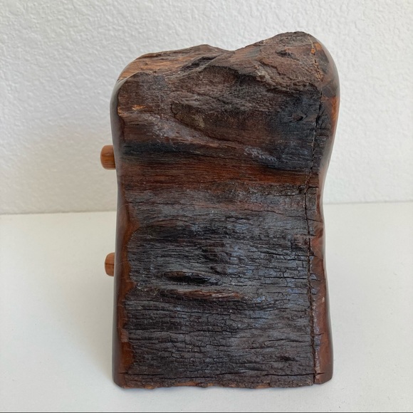 Vtg Hand Carved Wooden Jewelry Drawer Trinket Box - Picture 3 of 11